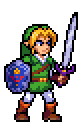 Sprite of Link from The Legend of Zelda