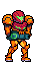 Sprite of Samus Aran from Metroid